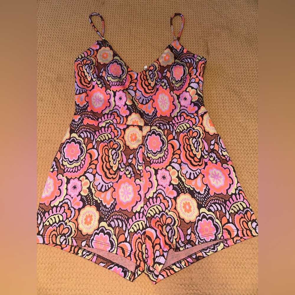 Zara floral romper